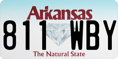 AR license plate 811WBY