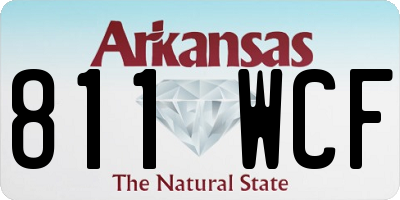 AR license plate 811WCF