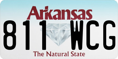 AR license plate 811WCG