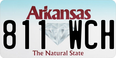 AR license plate 811WCH