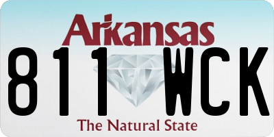 AR license plate 811WCK