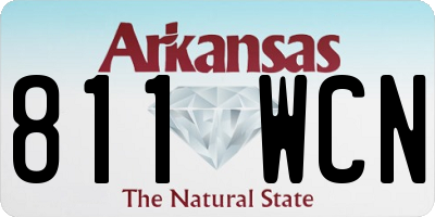 AR license plate 811WCN