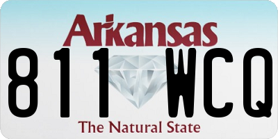 AR license plate 811WCQ