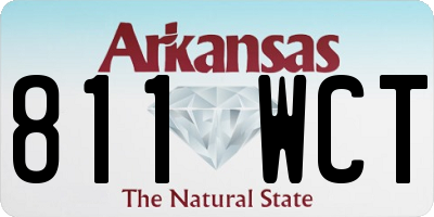 AR license plate 811WCT