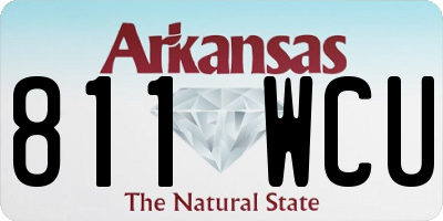 AR license plate 811WCU