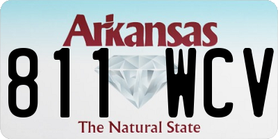 AR license plate 811WCV