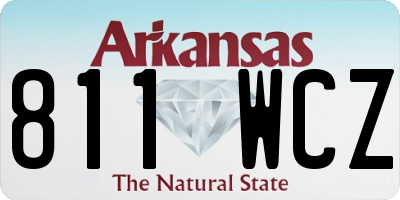 AR license plate 811WCZ