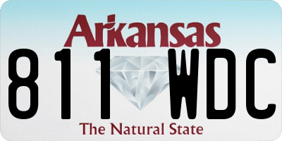 AR license plate 811WDC