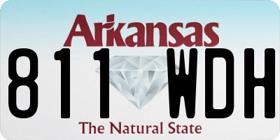 AR license plate 811WDH