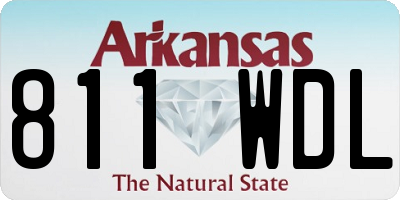 AR license plate 811WDL