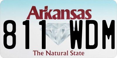 AR license plate 811WDM