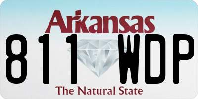 AR license plate 811WDP
