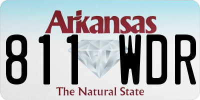 AR license plate 811WDR