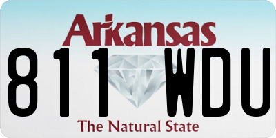 AR license plate 811WDU