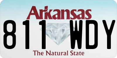 AR license plate 811WDY