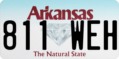 AR license plate 811WEH