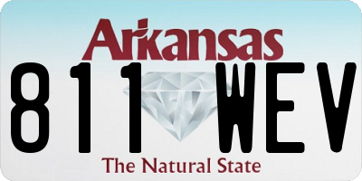 AR license plate 811WEV
