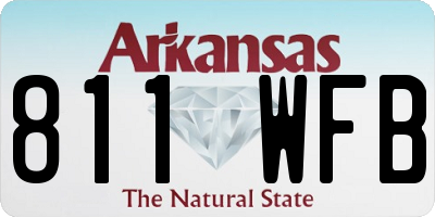 AR license plate 811WFB