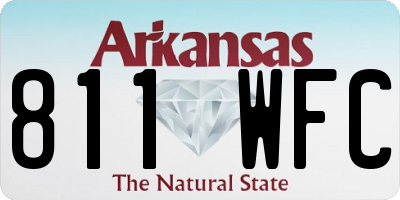 AR license plate 811WFC