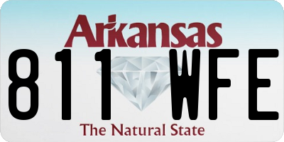 AR license plate 811WFE
