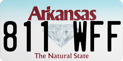 AR license plate 811WFF