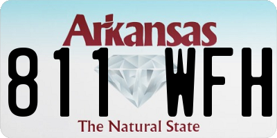 AR license plate 811WFH