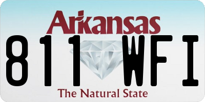 AR license plate 811WFI