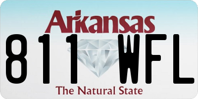 AR license plate 811WFL