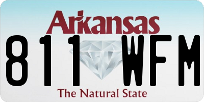AR license plate 811WFM
