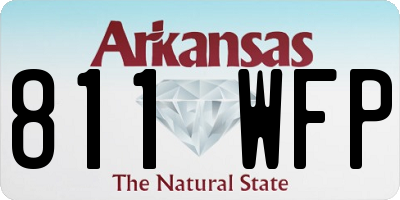 AR license plate 811WFP