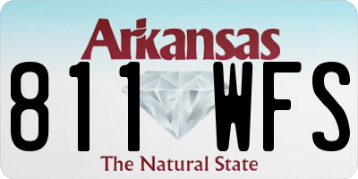 AR license plate 811WFS