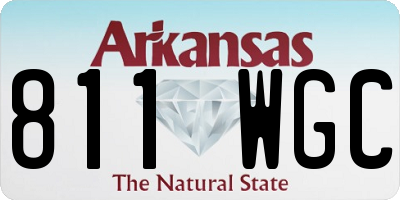 AR license plate 811WGC