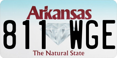 AR license plate 811WGE