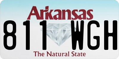 AR license plate 811WGH