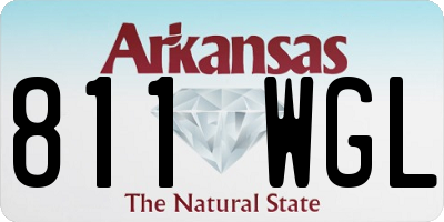 AR license plate 811WGL