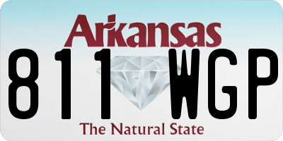 AR license plate 811WGP