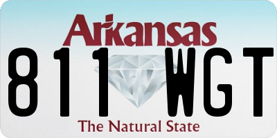 AR license plate 811WGT