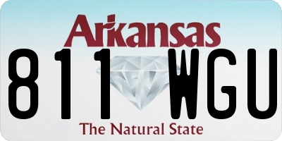 AR license plate 811WGU