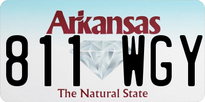 AR license plate 811WGY