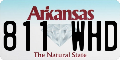 AR license plate 811WHD