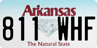 AR license plate 811WHF