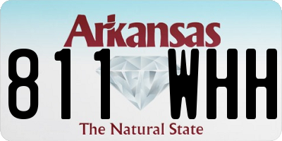 AR license plate 811WHH