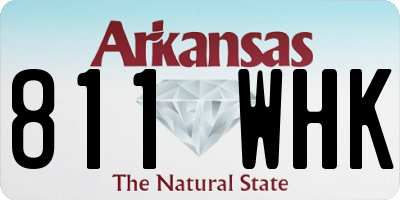 AR license plate 811WHK