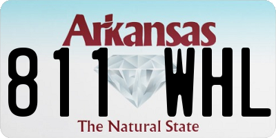 AR license plate 811WHL