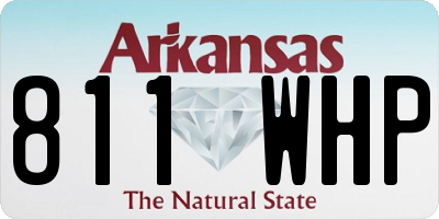 AR license plate 811WHP