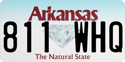AR license plate 811WHQ