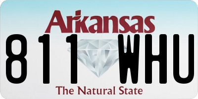 AR license plate 811WHU