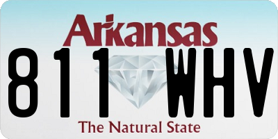 AR license plate 811WHV