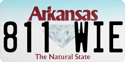 AR license plate 811WIE