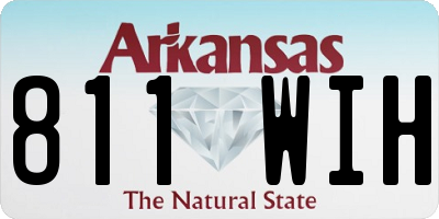 AR license plate 811WIH